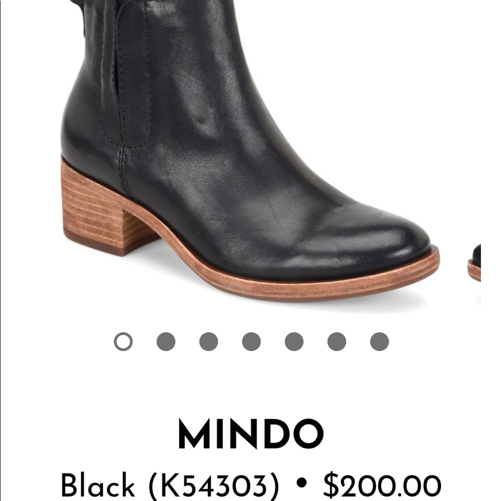 Kork-Ease “Mindo” Leather Chelsea Boot — 7.5, Black Leather